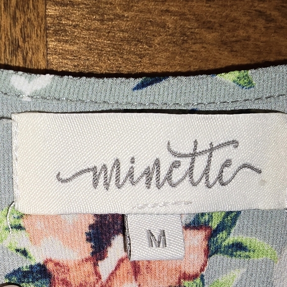 STUNNING Boho Wrap Dress 🦋sleeves HiLo hem Surplice Neckline Belt,Sage w/🌸 - Picture 7 of 16